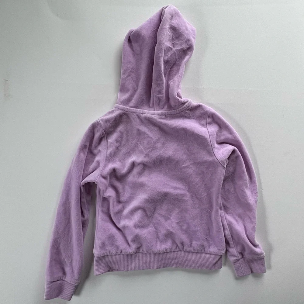 Juicy Couture Kids Lavender Zip-Up Hoodie Size 5